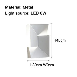 Italian Design Wall Lamp LED Background Sconce Creativity Art Model Indoor Living Dining Room Bedroom Hallway Home Decor Lamp