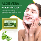 1/2/4/6Pcs Aloe Vera Whitening Soap, Remove Acne, Pimples, Skin Radiant, Improve Skin Luster, Vegan Bath Wash for All Skin Types