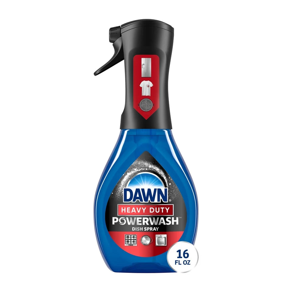 Powerwash Heavy Duty Dish Spray Multi-Purpose Cleaner Tough Grease Remover Fast Suds BBQ Grill Cleaner All-Purpose Formula 16 FL