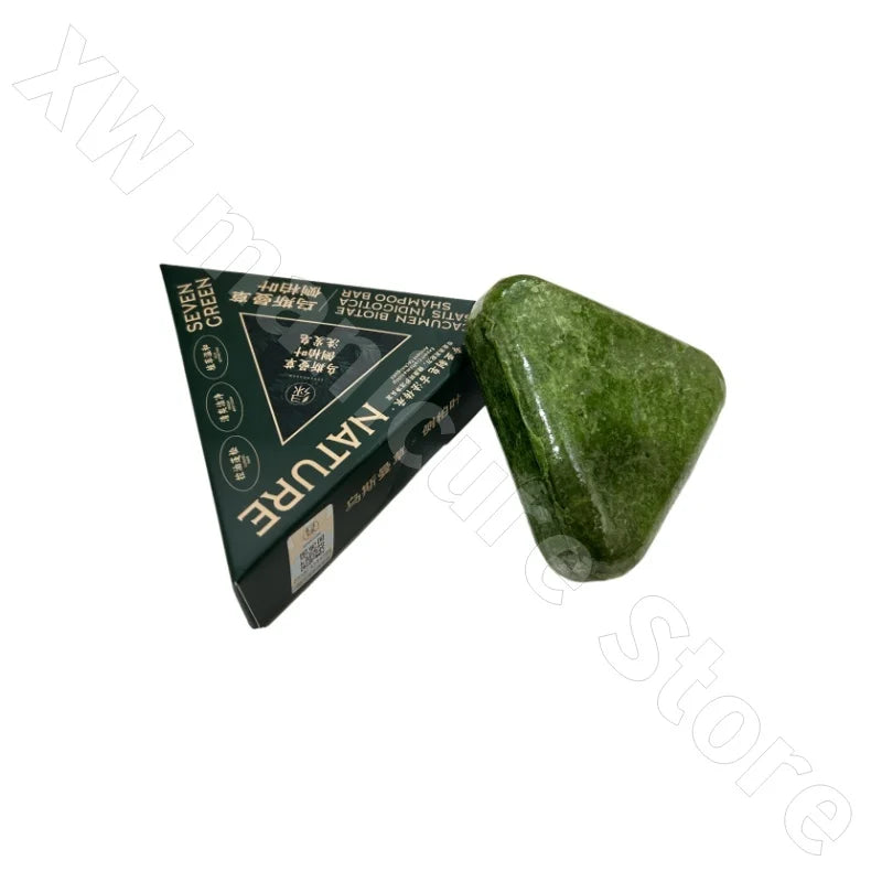 Seven-green Usman Orchidaceae Shampoo Refreshing Cleansing Oil Control Anti-Itch Replenishing Soap Soft Handmade Soap 120g