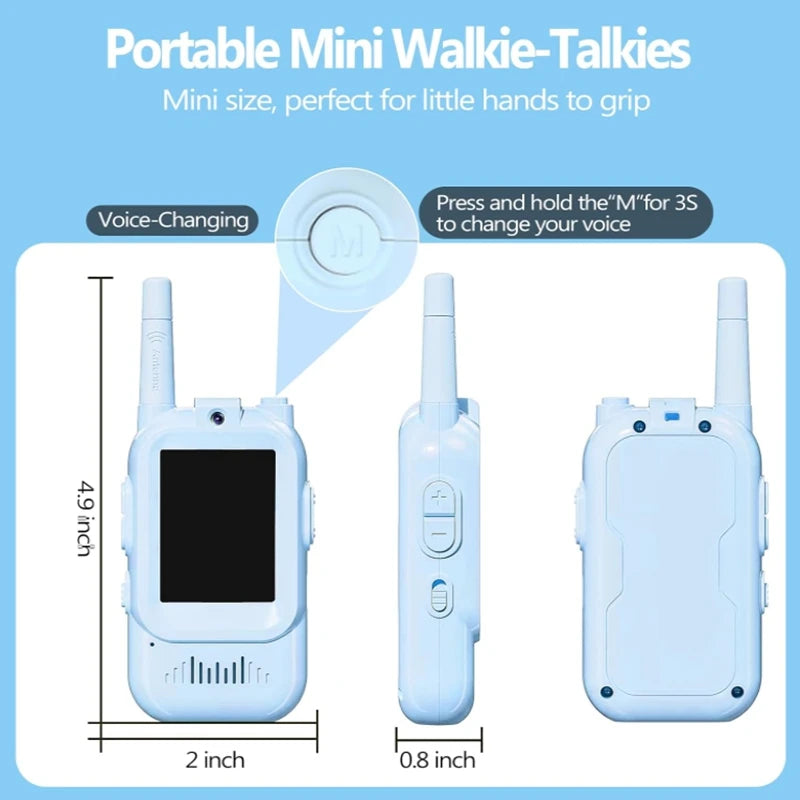 Kids Video Walkie Talkie with 2" HD Screen