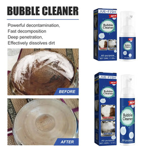 30ml/100ml Oil Stain Bubble Cleaner Multi-Purpose Oil Stain Remover Rinse-Free Deep Cleaning Spray for Kitchen Hood and Ware