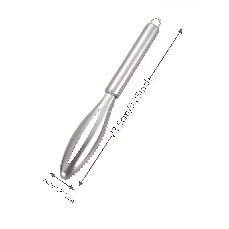 New Stainles Fish Scales Scraping Graters Fast cleaner Remove skin brush Cleaning Scraper Peeler bone scaler Tongs tweezers tool