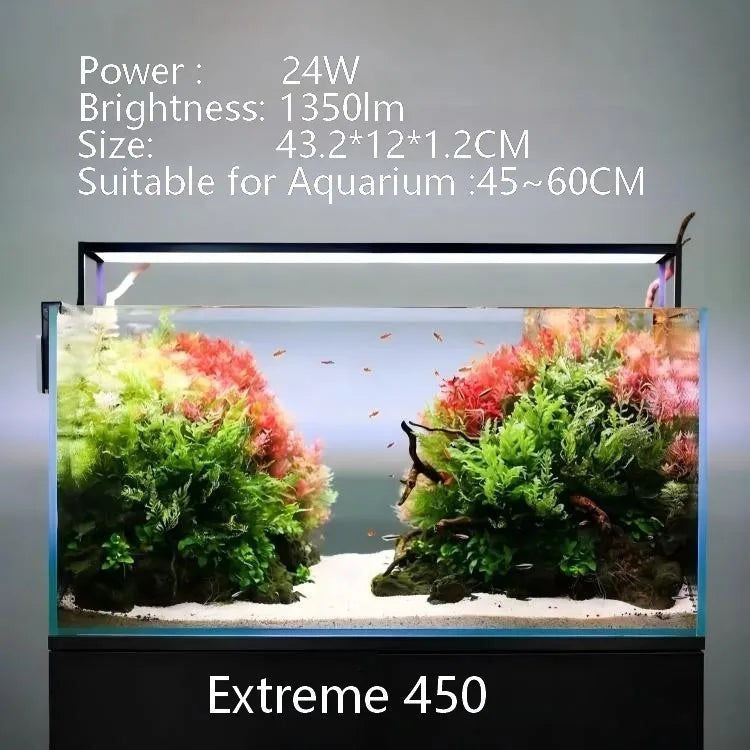 LED Aquarium light MICMOL Extreme II 450 600 900 1200 Adjustable bracket App Control Planted Growth Water Grass Fish Tank Lamps
