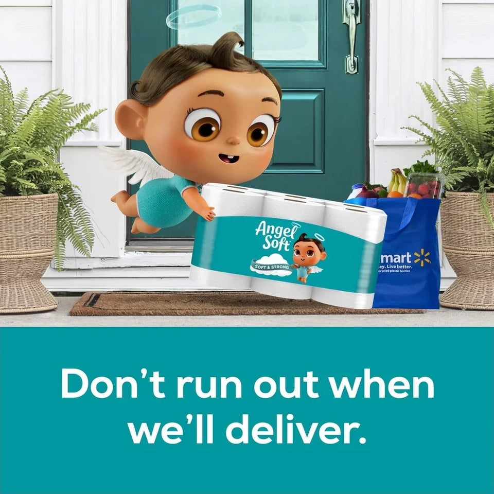 Household Toilet Paper 9 Mega Rolls 320 Sheets 2-Ply Soft Septic Safe Perforated