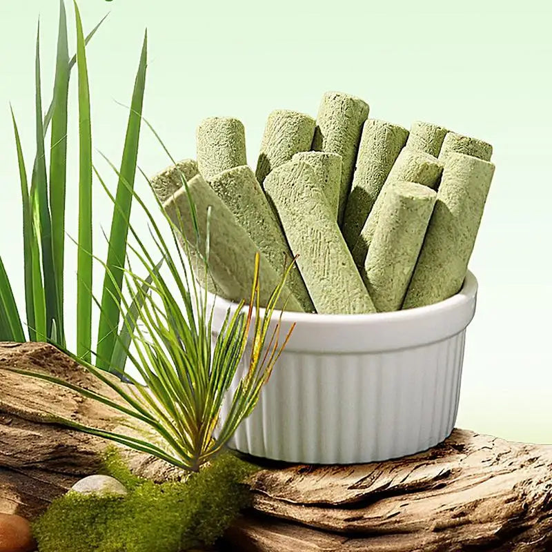 Cat Grass Snacks 8 Sticks Cat Teething Sticks Freeze-Dried Cat Snack Time Treats Flavored Teeth Cleaning Treats For Keeping Cat