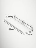 Acrylic Storage Rack Wall Panel No Need To Drill Holes, Bathroom, Bathroom, Kitchen Storage Rack, Organic Glass Strong Sticker