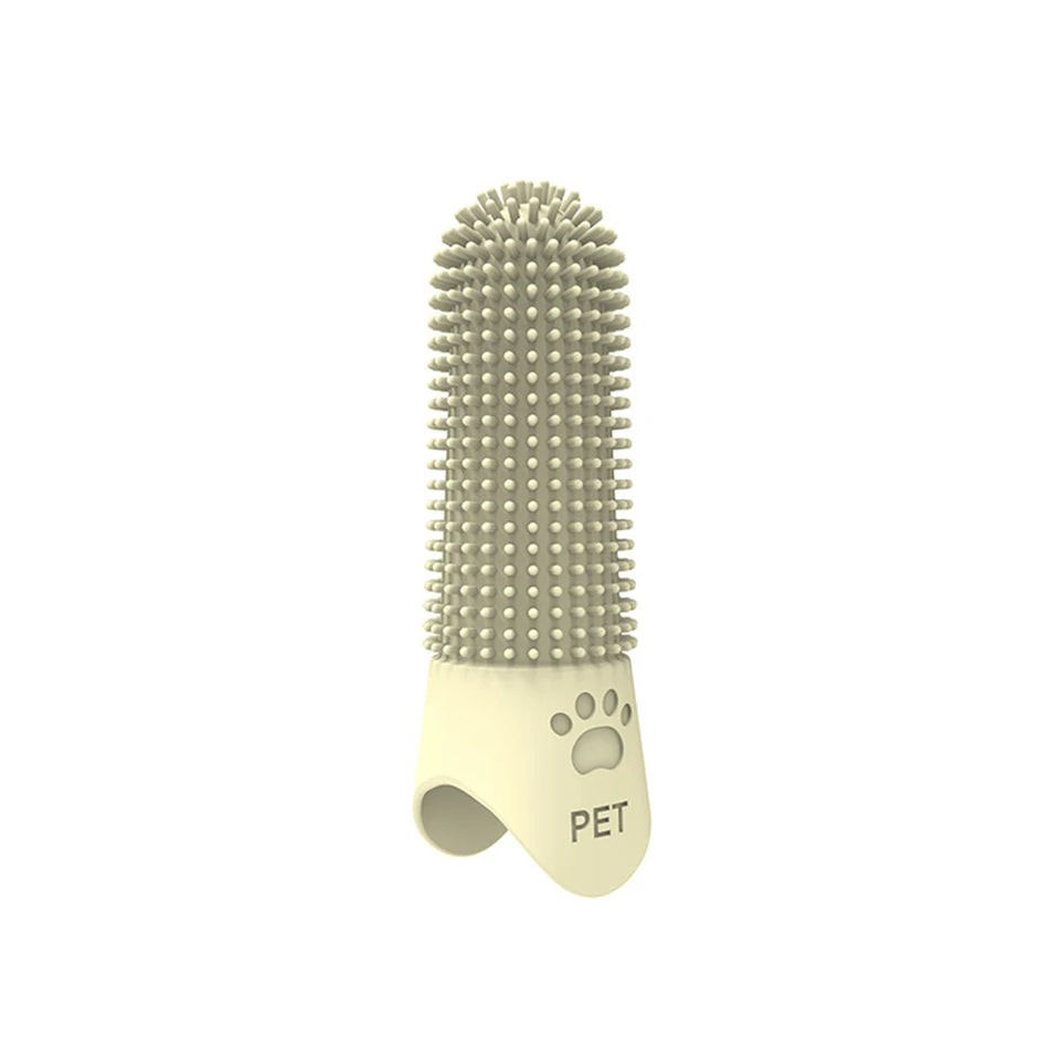 Pet Silicone Teeth Cleaning Fingertips For Cats And Dogs Cleaning And Removing Tartar And Stones Pet Toothbrushes