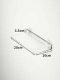 Acrylic Storage Rack Wall Panel No Need To Drill Holes, Bathroom, Bathroom, Kitchen Storage Rack, Organic Glass Strong Sticker