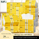 24 Large Packs Of Toilet Paper Can Be Wet Water Pliable Log Affordable Pack Of Facial Tissues Napkins 5 Layer Thickened Embossed