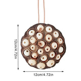 Lotus Pod-shaped Bird Parrot Anti Biting Natural Chew And Foraging Toy For Parakeet Cockatiel Entertainment Pet Supplies
