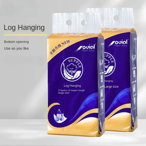 Bulk Pack Toilet Paper for Home Use Soft Embossed Tissues Bottom Extraction Hand Towels Bathroom Paper Essentials