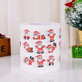 Toilet Paper Christmas Pattern Series Roll Paper Santa Claus Reindeer Hygienic Paper Creative Toilet Papers Rolls Funny Napkins