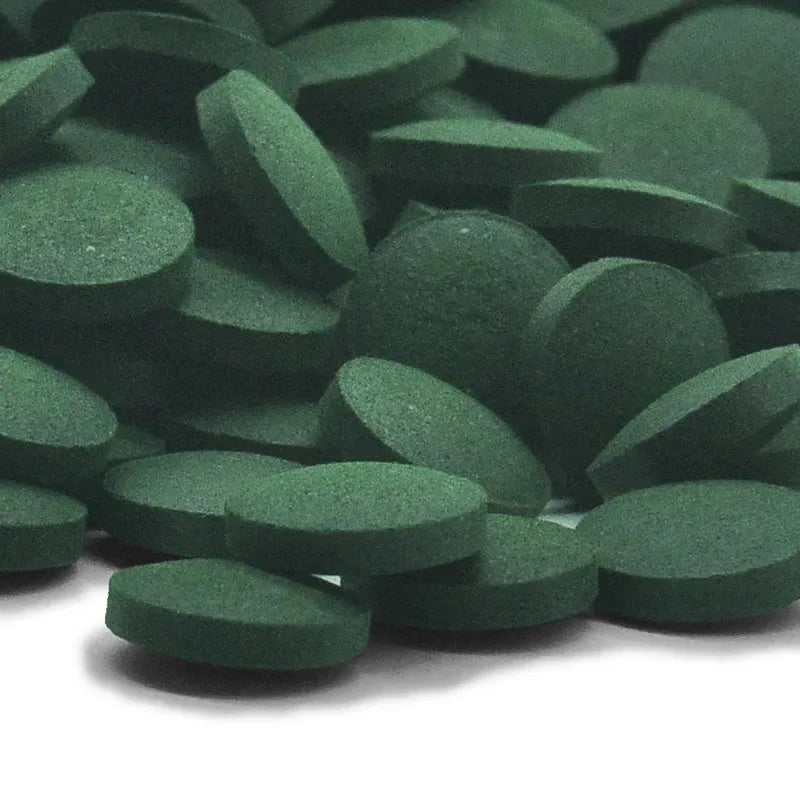 100/1500pc High Purity Spirulina Tablets Spiral Seaweed Enrichment Favorite Pets Food Fish Crystal Red Shrimp Fish Food Aquarium