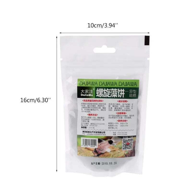 new Small Fish Food Spirulinas Tablets Improving Immune System Blended-Diet