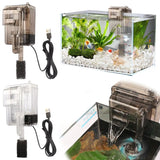 Fish Tank Filter Water Pumps External Hang Up Filter For Aquarium Filter Oxygen Submersible Water Purifier Suspended Filter