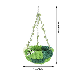 Bird Nest Swing Parrot Hammock Bed Comfortable Soft Coral Fleece Hanging Bird Sleeping Nest for Cage Green Parrot Nest for Cage