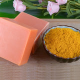 100g pure natural turmeric soap, essential oil soap, handmade soap for cleansing, bathing, deep cleansing, skincare, moisturizin