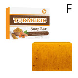 Turmeric Soap & Kojic Acid Soap Body And Facial Cleaning Handmade Soap For Dark Skin Glowing Even Skin Tone Tender Skin Care