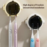 Bathroom Toothbrush Organizes Easy Installation Creative Astronaut Designs Toothbrush Holders For Household Bathroom Ornament