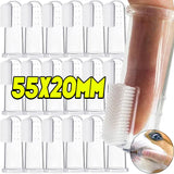 Super Soft Pet Finger Toothbrush Teddy Dog Brush Bad Breath Tartar Teeth Care Tool Dog Cat Cleaning Silicagel Pet Supplies