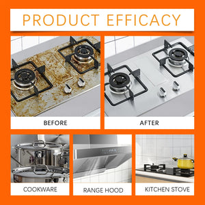 120ml Kitchen Oil Cleaner Remove Grease Stain Strong Decontamination Household Oil Dirt Cooktops Stoves Cleaning Spray Easy Use