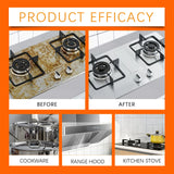 120ml Kitchen Oil Cleaner Remove Grease Stain Strong Decontamination Household Oil Dirt Cooktops Stoves Cleaning Spray Easy Use