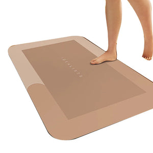 Water Uptake Non-slip Bathroom Mat Toilet Anti-skid Bathtub Foot Mat Kitchen Living Room Floor Mat Home Decor Bathroom Carpet