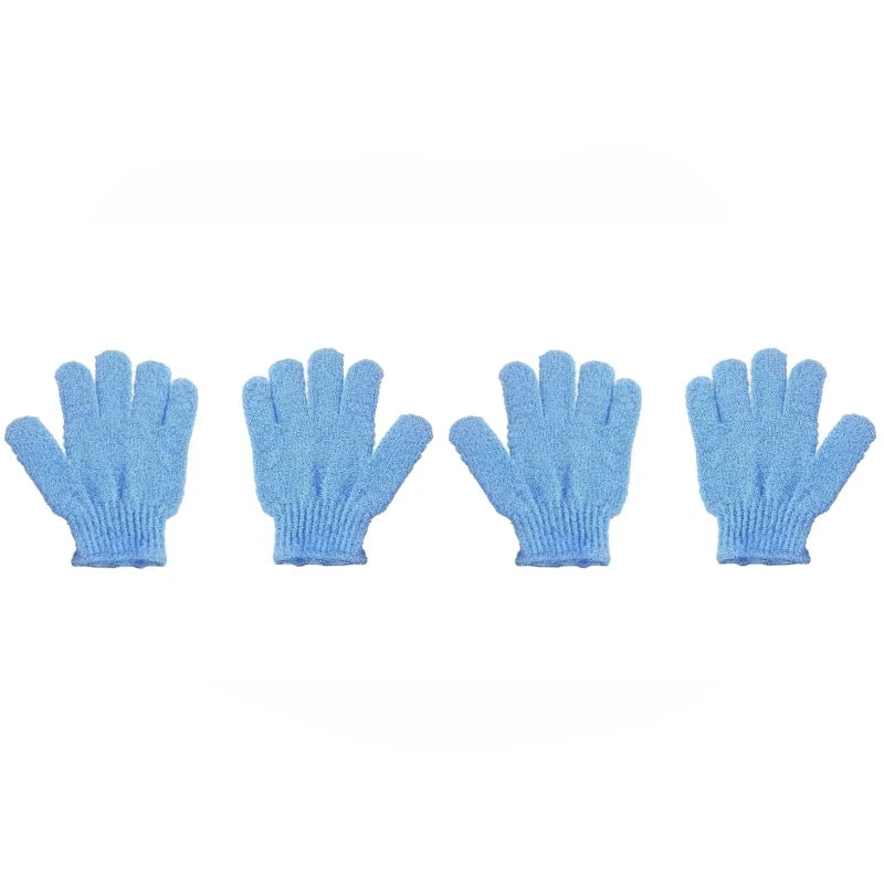 1-4pcs Body Cleaning Washcloth Soft Brush Home Hotel Bathroom Shower Ball Back Scrubber Set Exfoliating Skin Towel Bath Gloves