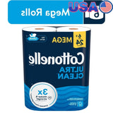 Ultra Clean Toilet Paper Strong Toilet Tissue 6 Mega Rolls