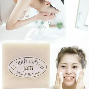 4 Pack JAM Original Rice Milk Soap from Thailand Handmade K-Brother Goat Milk Soap for Dropsshipping