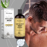 OceAura 2-in-1 Shampoo & Body Wash for Men - Moisturizing Body Wash, Skin & Scalp Cleanser, Hair Shampoo
