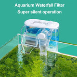 Fish Tank Filter small circulation Pump3in 1 Water Purification WaterfallOxygenation Silent Household wallMounted