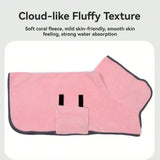 Dog Bathrobe Super Absorbent  Dry Hair Quickly