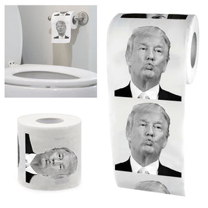 1-5PCS Roll Tissue Joke Fun Paper Tissue Gag Gift Non-fading Nontoxic Dustless Prank Creative Bathroom Toilet Roll Tissue