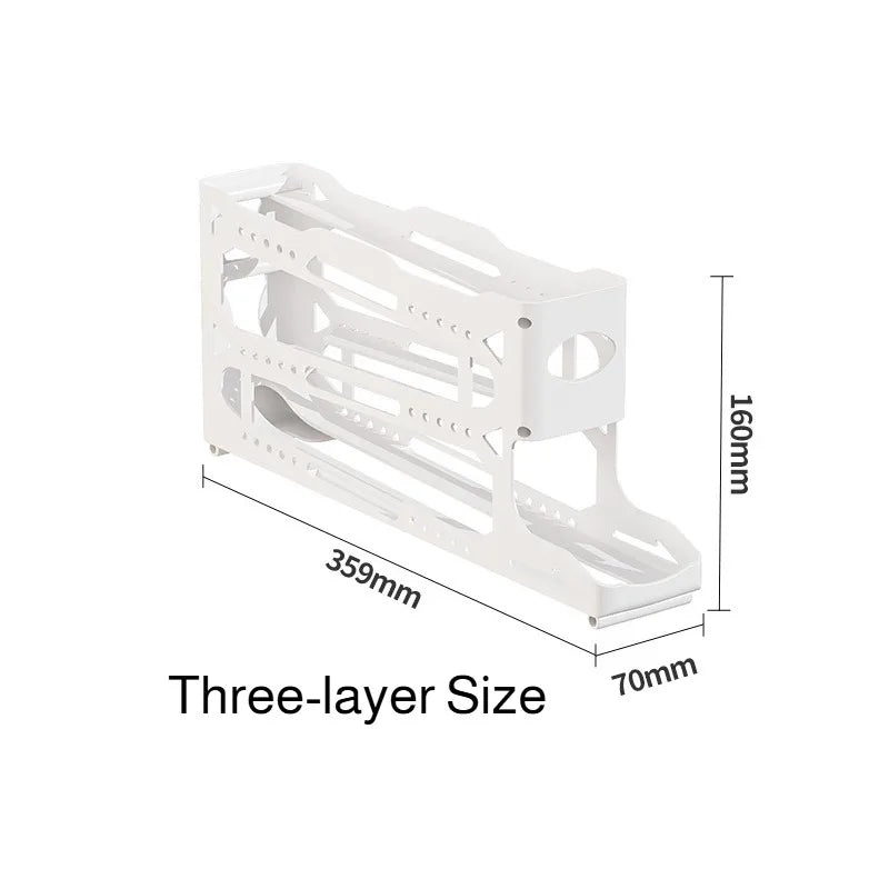 Food Grade Egg Organizer Compartmentalized Refrigerator Fresh Storage Fresh Egg Organizer