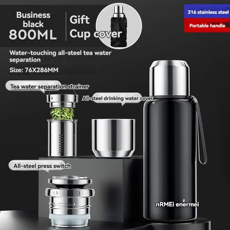 1.5L Thermos Bottle For Tea Stainless Stee Insulated Coffee Bottle Hot Water Bottles Vacuum Flask Mug Thermal Containers Cup