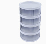 Anti Fly Vegetable Cover Food Insulation Covers 3/4/5 Layer Transparent Stackable Dustproof Leftovers Food Storage Box Container