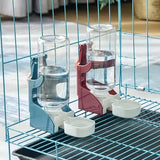 Automatic water dispenser for birds parrot feeding cage transparent parakeet seed container food feeding cage water dispenser