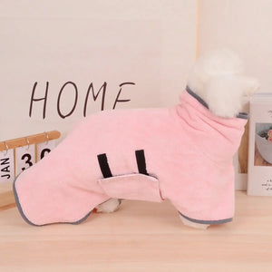 Dog Bathrobe Super Absorbent  Dry Hair Quickly