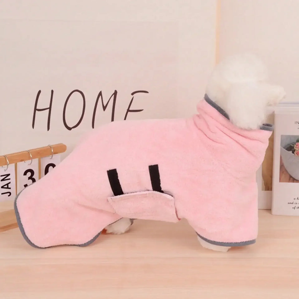 Dog Bathrobe Super Absorbent  Dry Hair Quickly