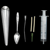 Bird Feeding Dropper Hose Small Pet Feeder Water Needle Tube Liquid Injection Hose Parrot Feeding Syringe Spoon Kits