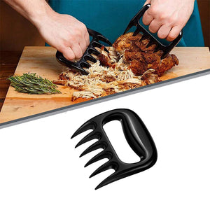 2Pcs Bear Meat Claws Handle Barbecue Forks Kitchen Manual Food Fork Meat Pork Clamp Roasting BBQ Fork Kitchen Knives Tool