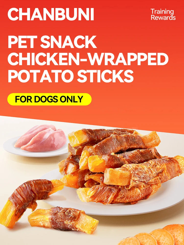 chanbuni Natural Dog Food Dog Snack Dog Feeding Snacks Dogs Pet Dog Treats Teething Sticks for Teddy Bichon Frise Training