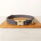 Personalized Name Dog & Cat Collar - Premium Bow Tie Free Engraving ID Name Tag Thick Suit Fiber Material Pets Accessory Collar