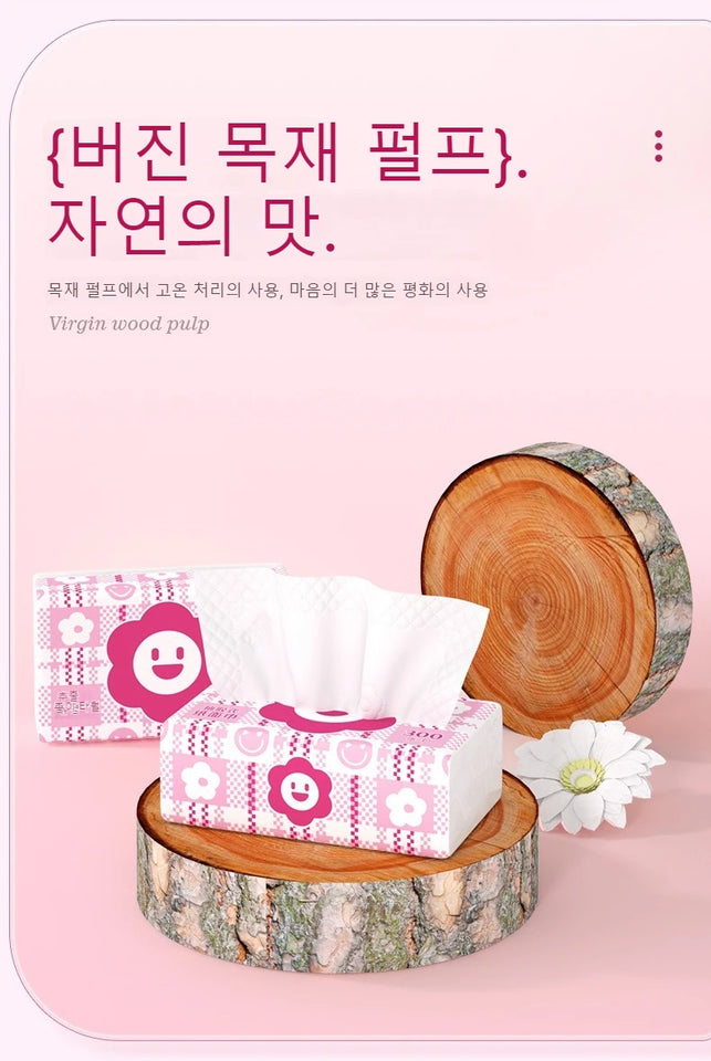 10 packs of household toilet paper 5000 thick 5-layer log napkins toilet paper household toilet paper car paper towels