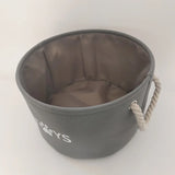 Round Pet Toy Basket Cat Dog Toys Storage Box Foldable Clothes Storage Basket with Handle Pet Supplies Dog Accessories