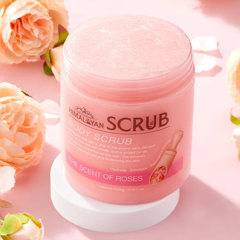 500g Sulfur Mite Removal Scrub Exfoliating Dead Skin Bath Cleanser Mud Scrub Body Wash Sulfur Mud