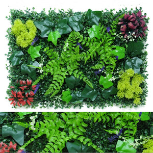 Green Artificial Plants Wall Panel Plastic Outdoor Lawns Fake Flowers Decor  Wedding Backdrop Party Garden Grass Flower Wall