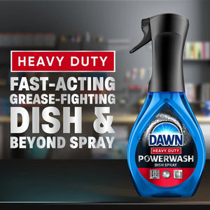Powerwash Heavy Duty Dish Spray Multi-Purpose Cleaner Tough Grease Remover Fast Suds BBQ Grill Cleaner All-Purpose Formula 16 FL